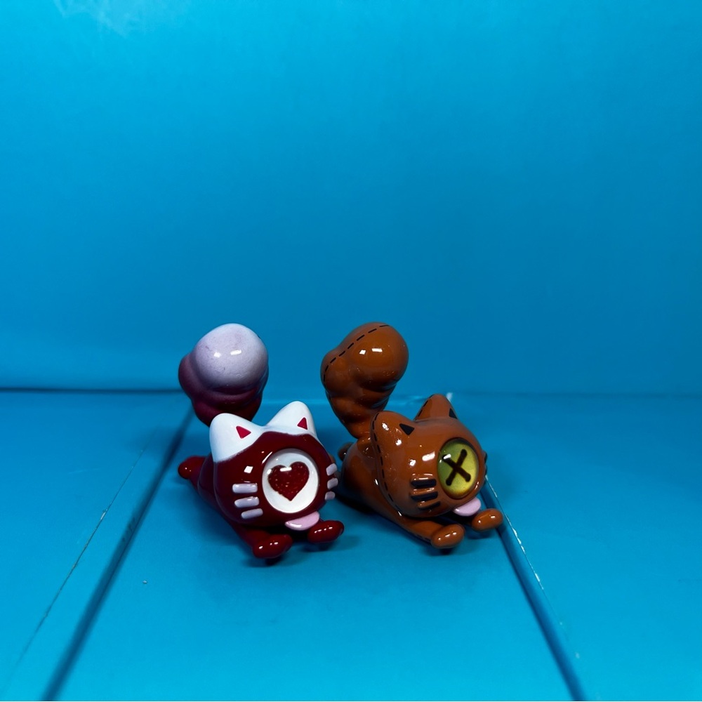 Strawberry Mousseta - Downy Pranky Paradise - 2 Miniature Cats